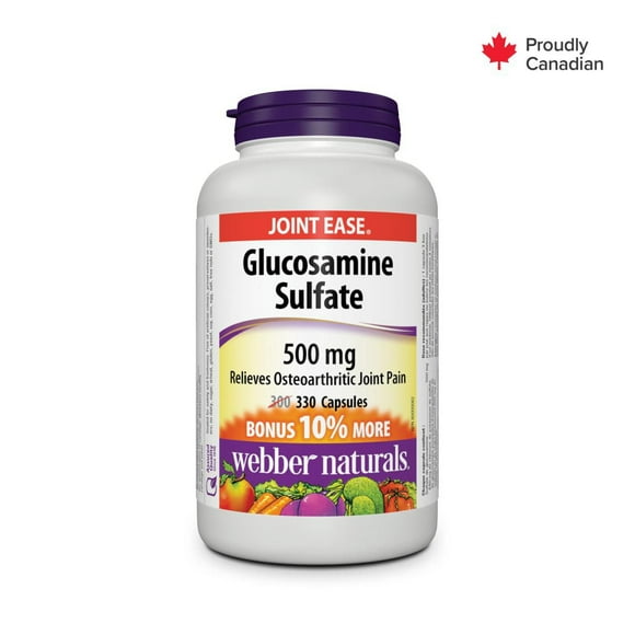 Webber Naturals® Glucosamine Sulfate 500 mg, 330 Capsules, BONUS!
