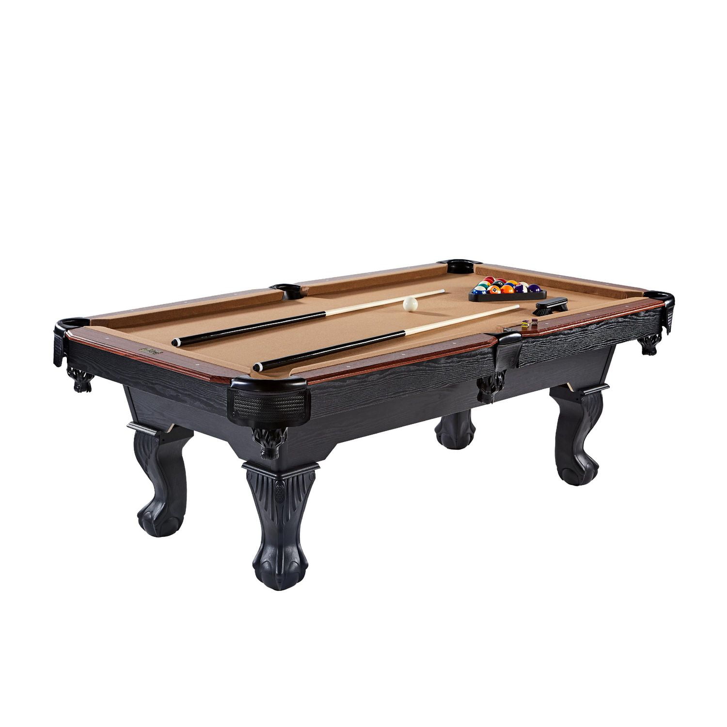 7' Burlington Contemporary Pool Table in espresso - Dynamic