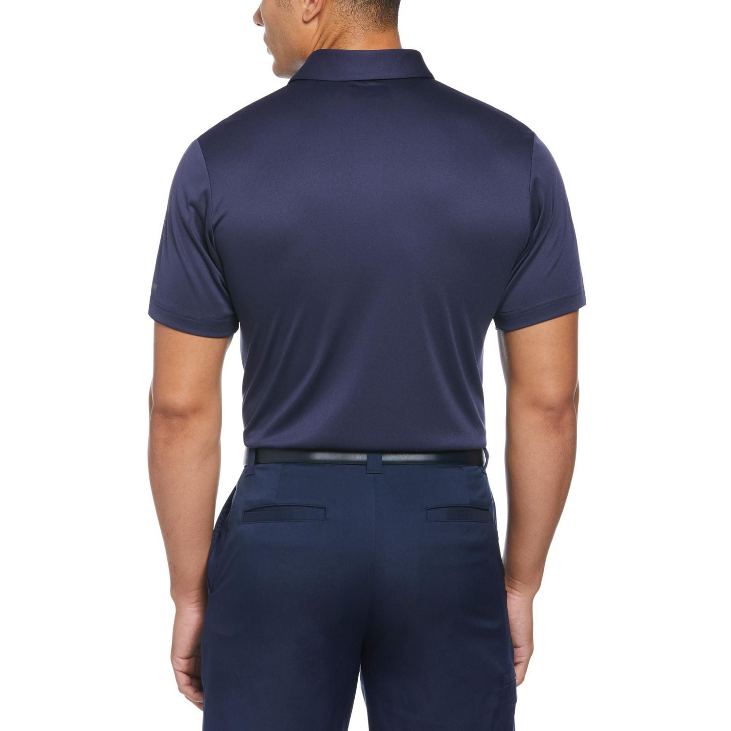 PGA TOUR Men's Short Sleeve Chest Print Golf Polo