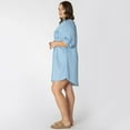 thumbnail image 4 of Devoted Taille Plus Femme robe midi à col décontracté, 4 of 7