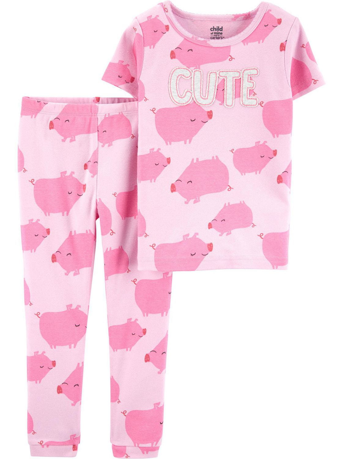 Pyjama 2 pièces pour tout-petit Garcon Coton de  Child of Mine made by Carter’s -Porc