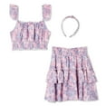 thumbnail image 1 of Ensemble 3 pièces avec haut et jupe Btween pour filles, 1 of 2
