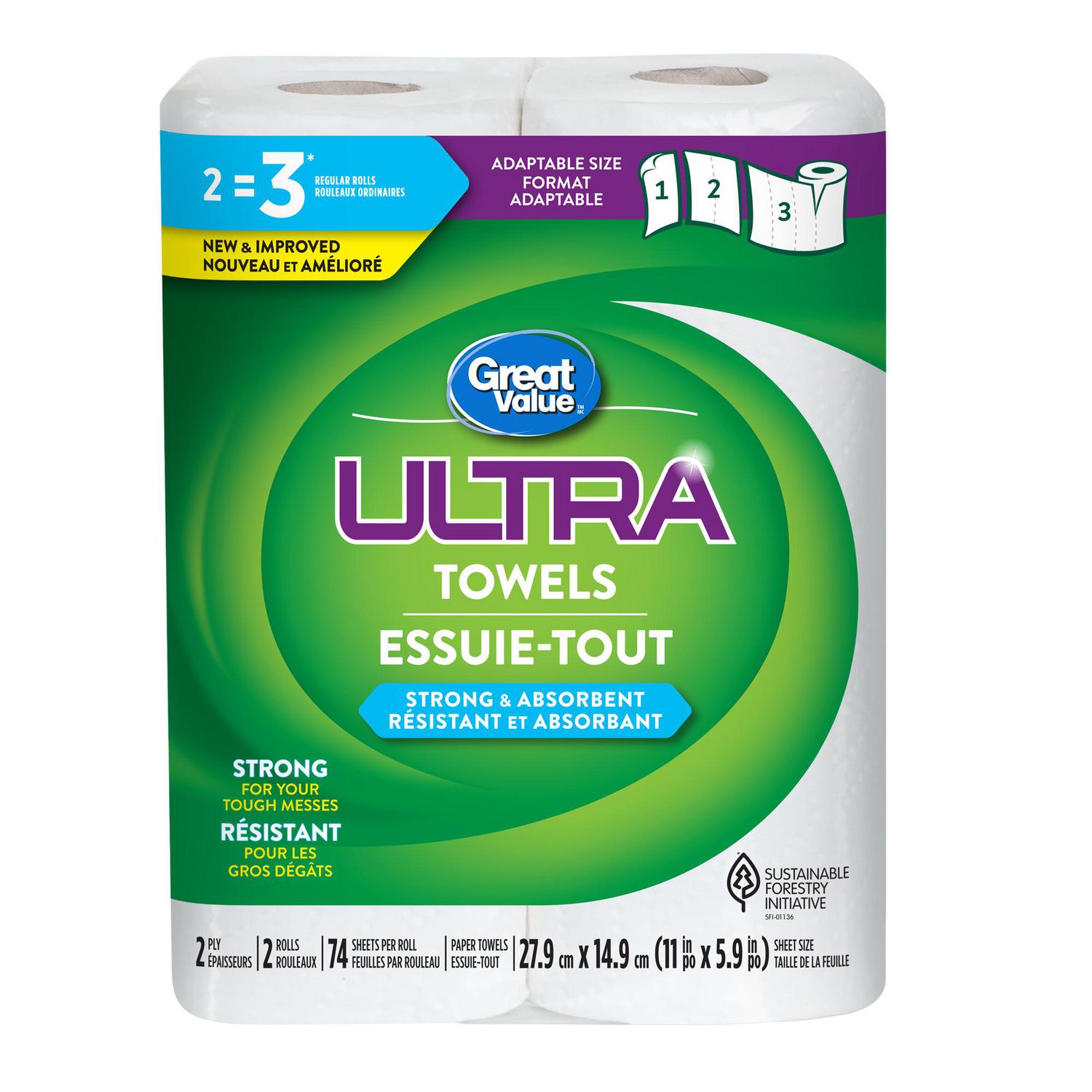 Review: Great Value Ultra Strong and Absorbent Paper Towels - Today's Parent