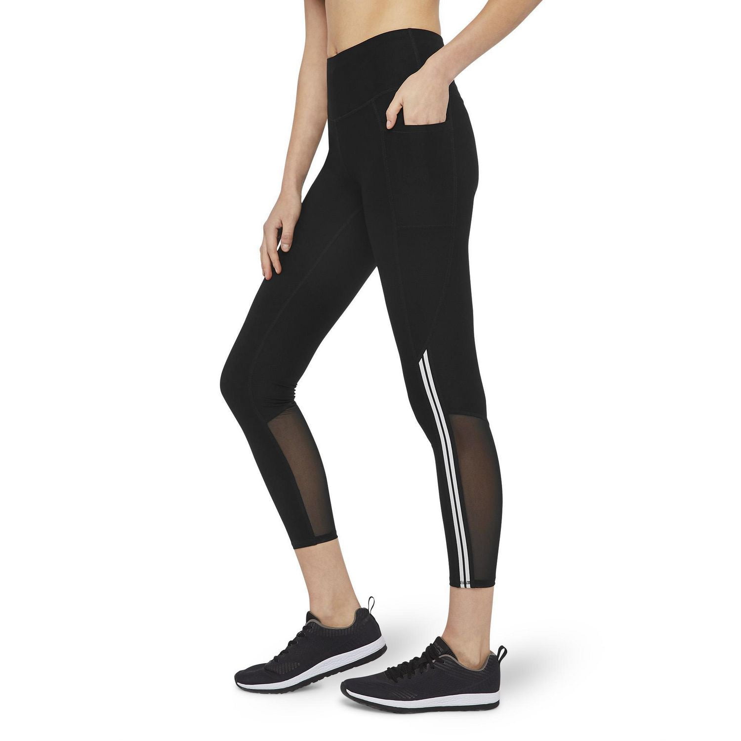 Athletic Works Women s Reveal Mesh Leggings Walmart