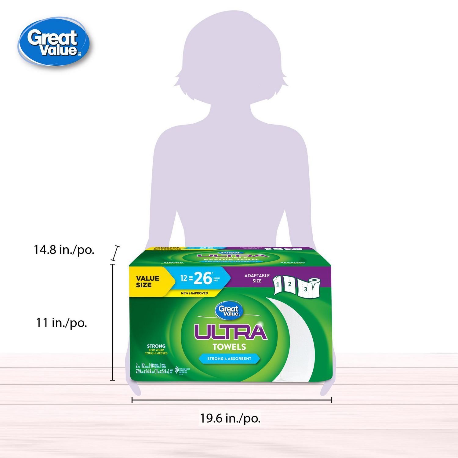 Review: Great Value Ultra Strong and Absorbent Paper Towels - Today's Parent