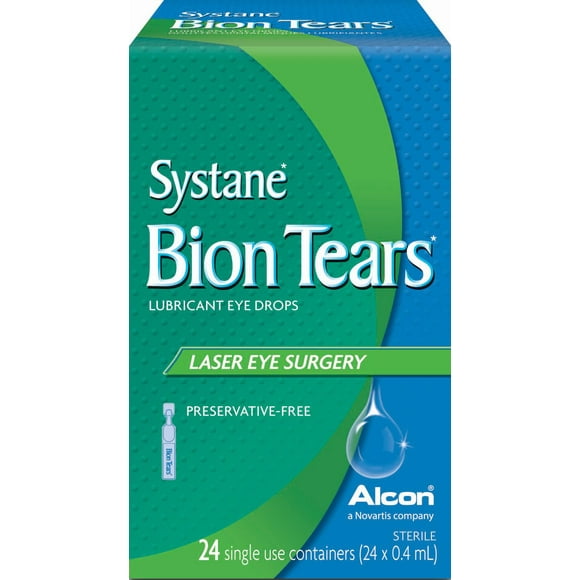 SYSTANE® Bion Tears, Lubricant Eye Drops, Single Use Preservative Free Eye Drops, 24 x 0.4 mL