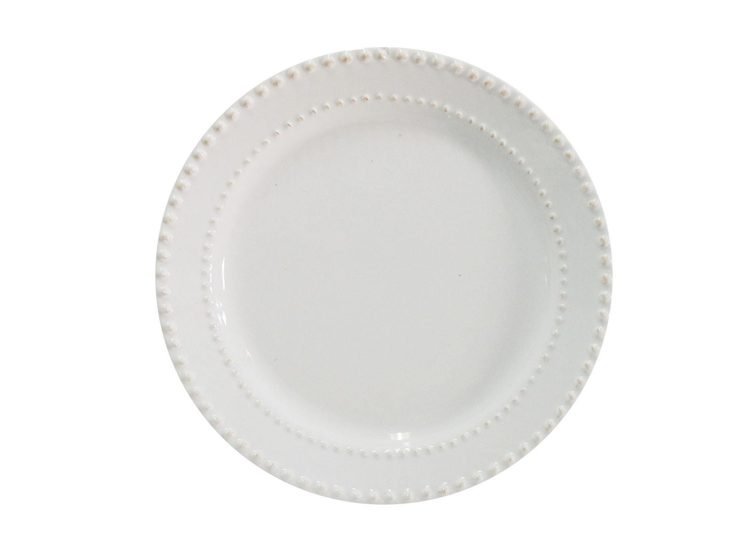 hometrends Beaded White Salad Plate | Walmart Canada