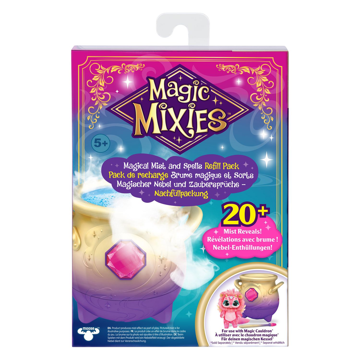 Magic Mixies- Pack de recharge de brume magique et de sorts pour