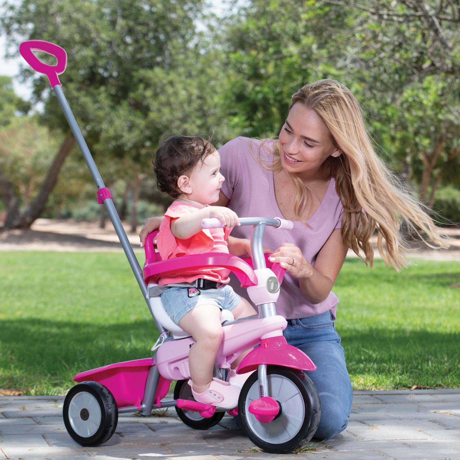 smarTrike Lollipop 3 in 1 Trike Pink Lockable pedals Walmart