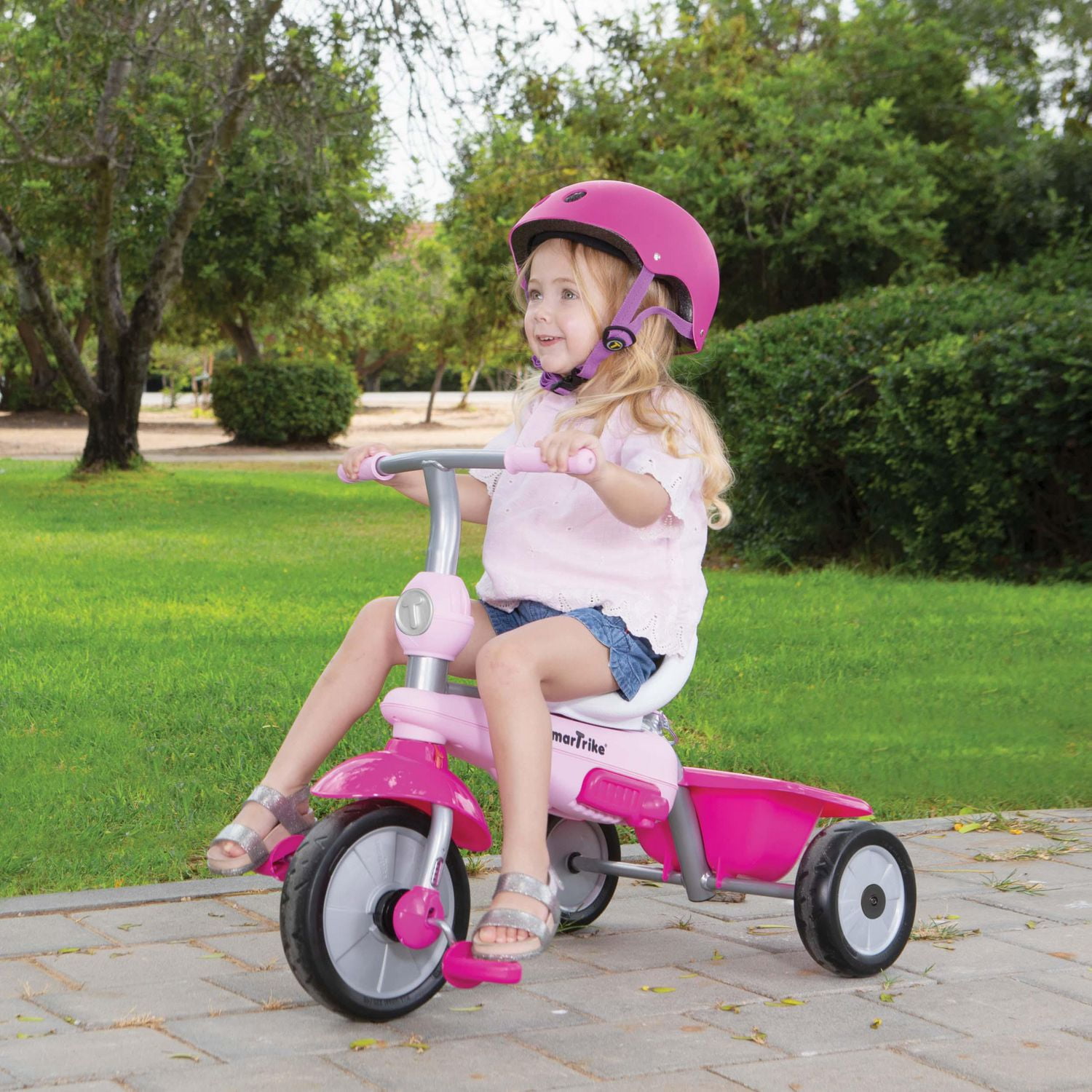 smarTrike Lollipop 3 in 1 Trike Pink Lockable pedals Walmart