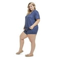 thumbnail image 2 of George Plus Women's Notch Collar Pajamas 2-Piece Set, 2 of 6