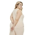 thumbnail image 3 of George Plus Women's Hacci Rib Pajama Tank, 3 of 6