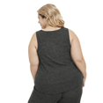 thumbnail image 3 of George Plus Women's Hacci Rib Pajama Tank, 3 of 6