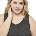 thumbnail image 4 of George Plus Women's Hacci Rib Pajama Tank, 4 of 6