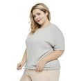 thumbnail image 2 of George Plus Women's Tie-Front Pajama Top, 2 of 6