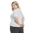 thumbnail image 3 of George Plus Women's Tie-Front Pajama Top, 3 of 6