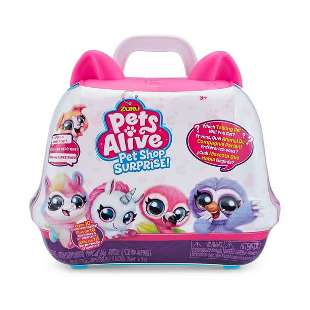 Pets Alive Pet Shop Surprise Surprise Interactive Toy Pets with Electronic Speak and Repeat