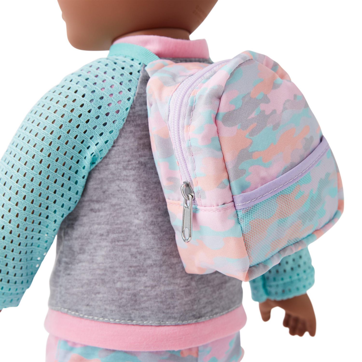 My Life As 19.50 Backpack Doll Carrier for a size 18 inch Doll, Pink and  Blue