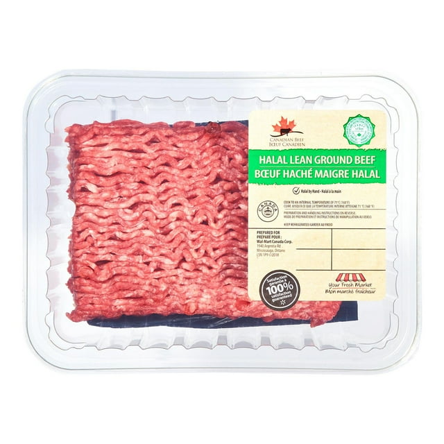 Halal Lean Ground Beef, Your Fresh Market, 454 g
