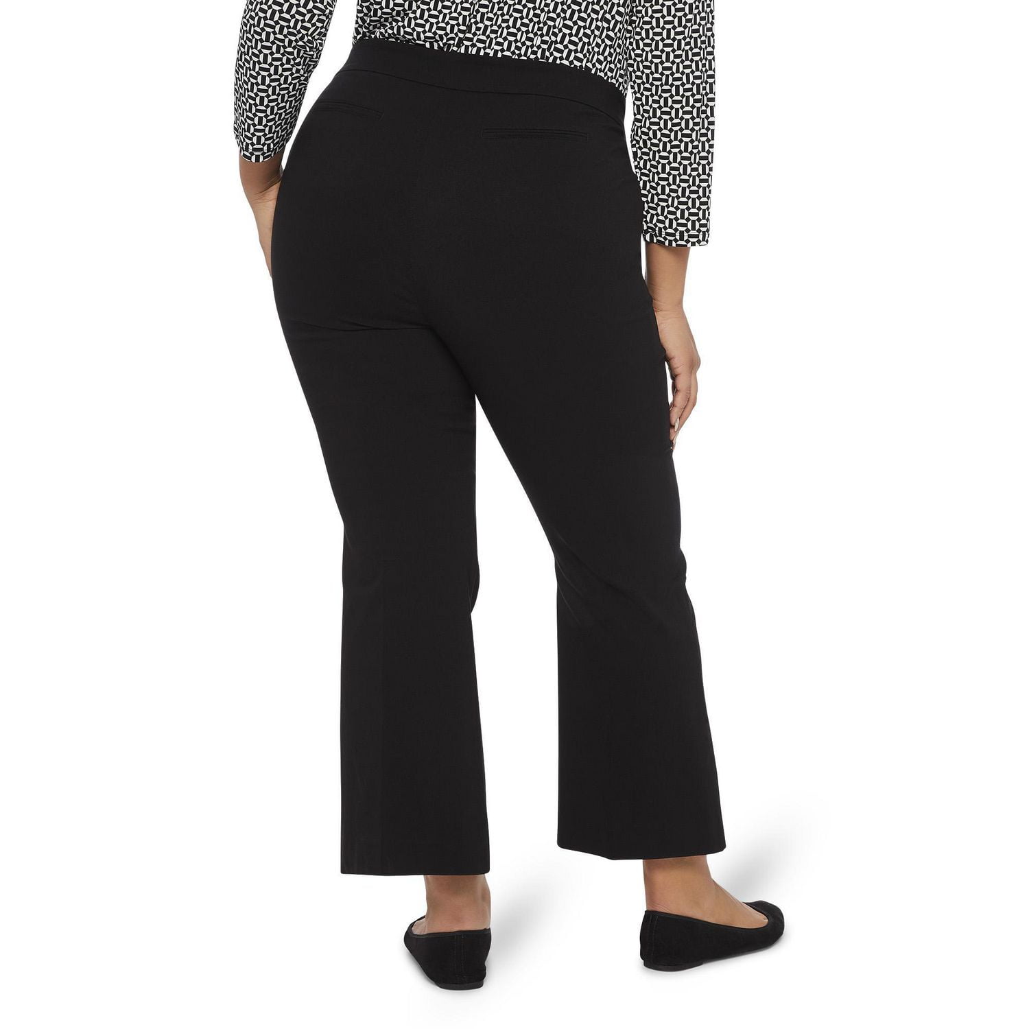 Pantalon semi-évasé George pour femmes Tailles 1X-4X