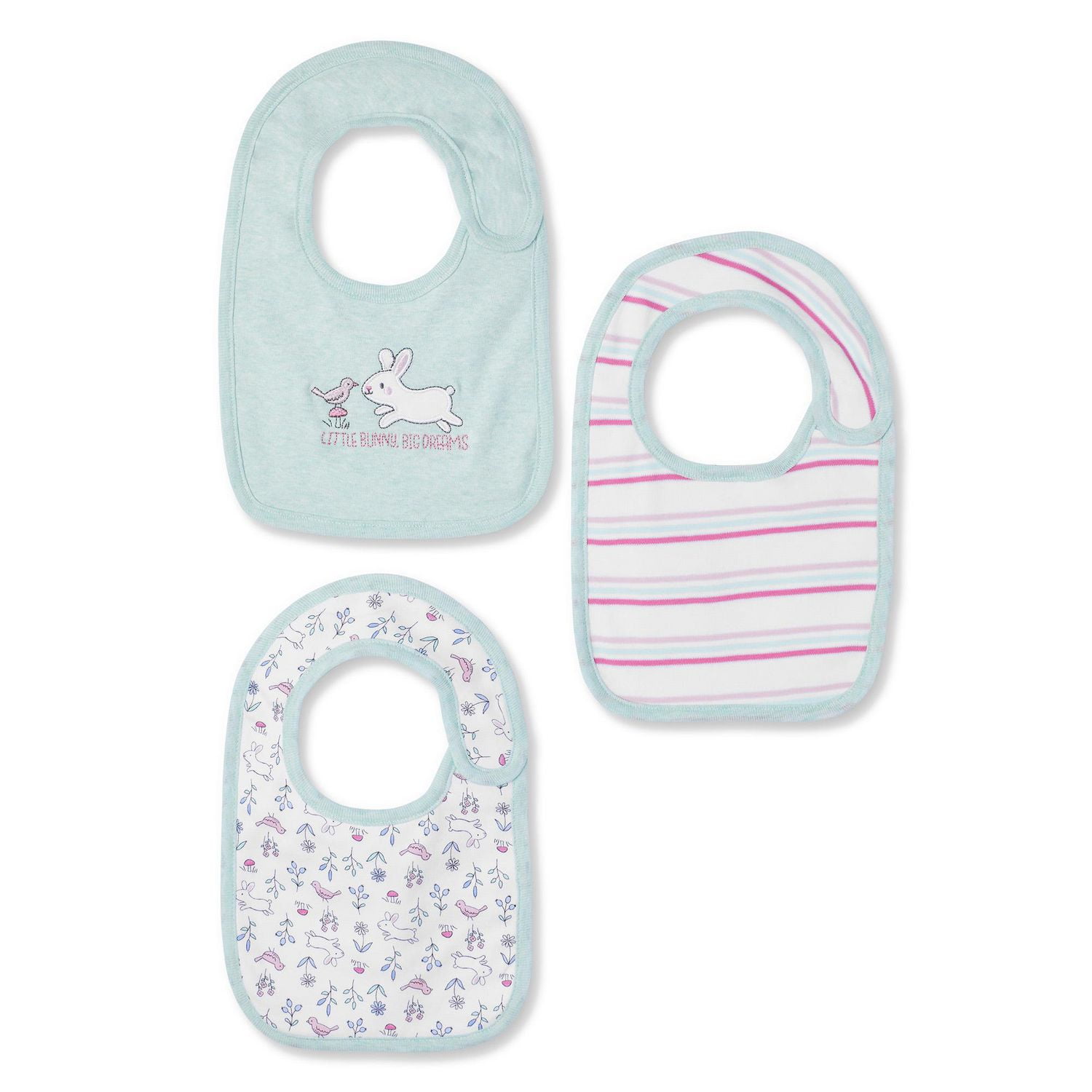 Baby Girls' 3Pack Bibs Walmart Canada