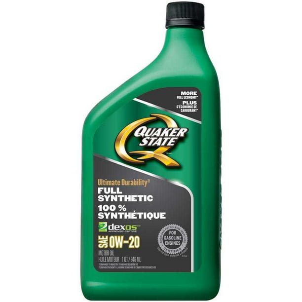 Quaker State Ultimate Durability Full Synthetic Pack 0W20 Motor Oil