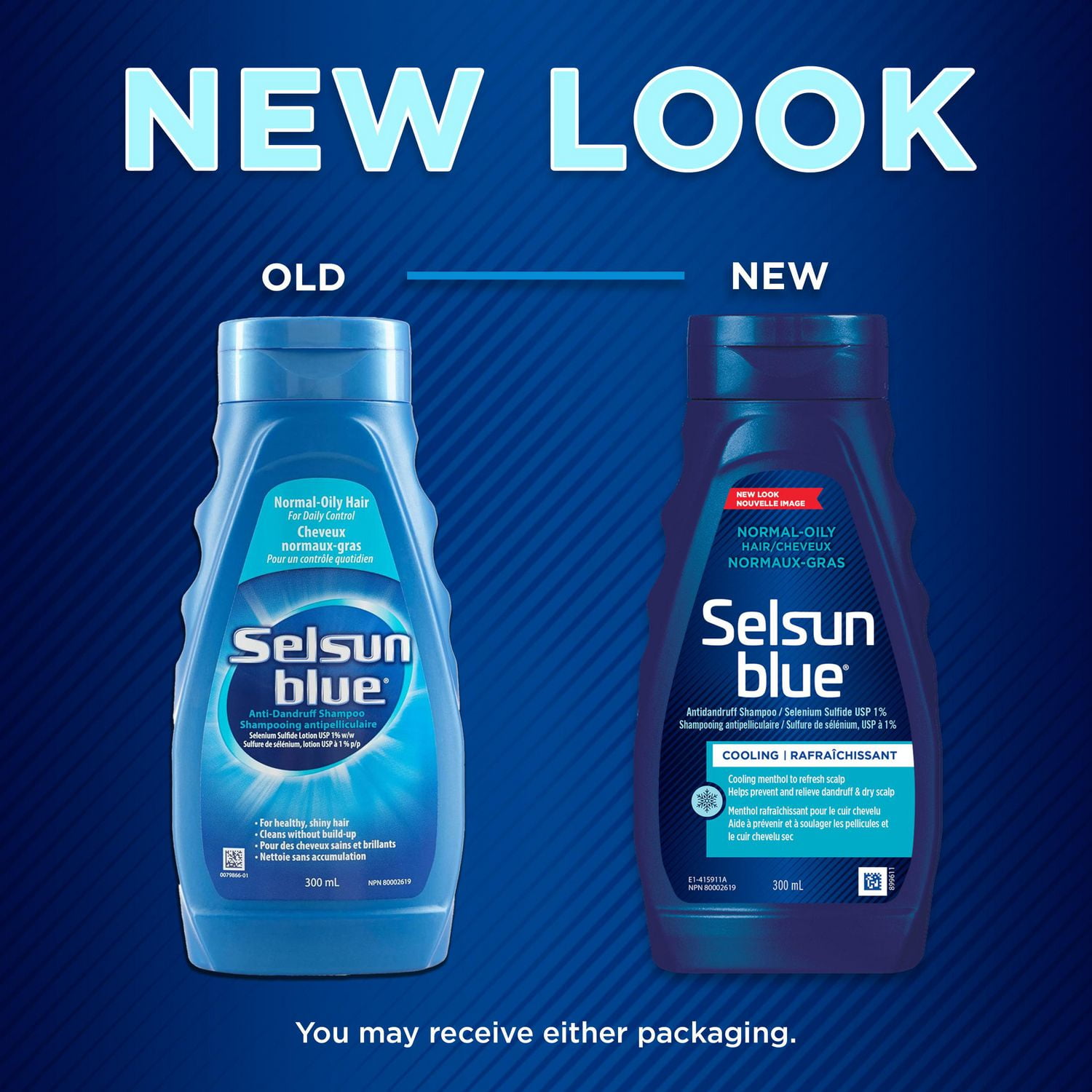 Selsun Blue Shampooing anti-pelliculaire pour cheveux normaux ou gras, 300 ml – Aide à contrôler les pellicules, les démangeaisons et les desquamation associées aux pellicules 300mL