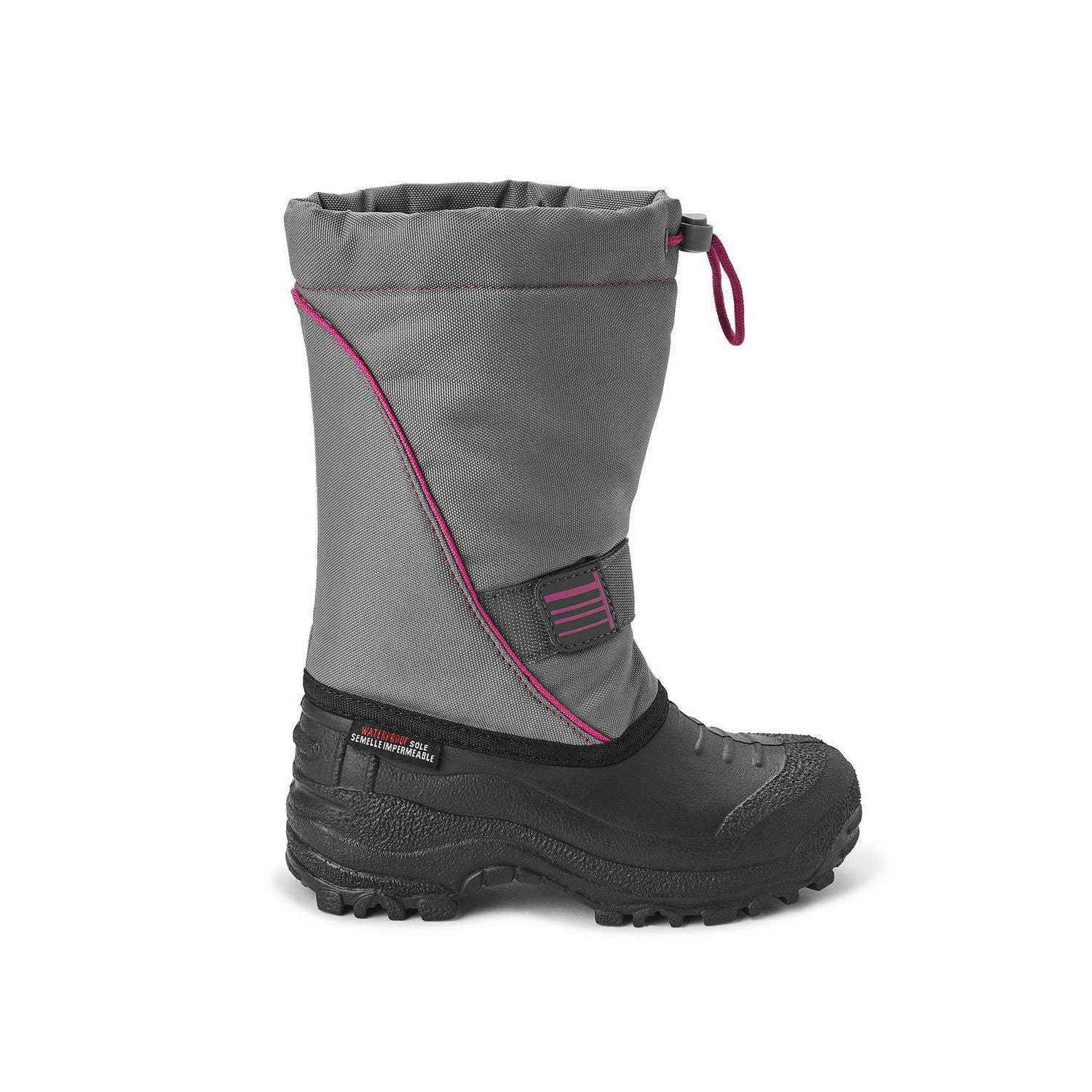 Bottes d hiver avec cordon de serrage Weather Spirits pour filles