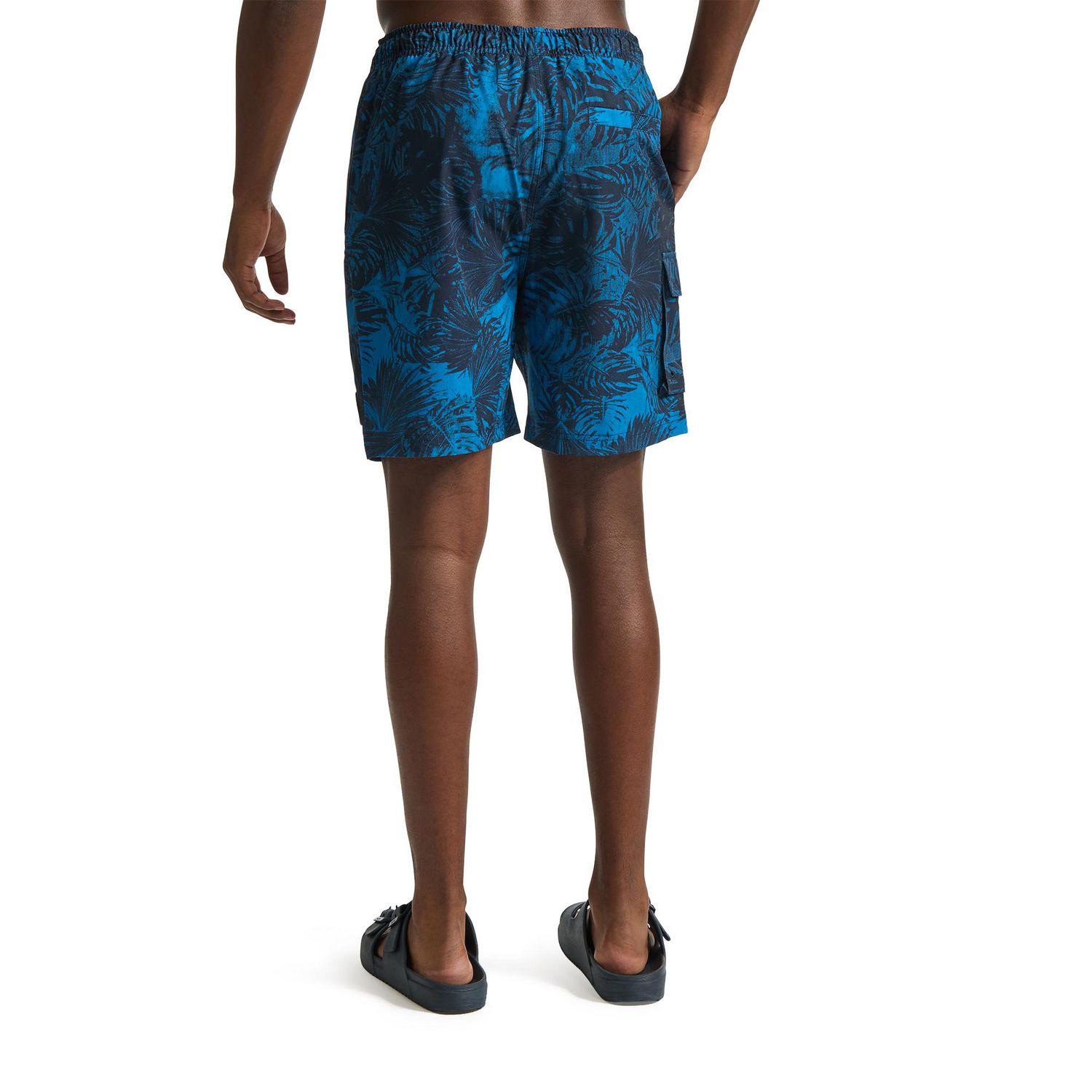 Mexx Men’s Stretch Cargo Leaf Swim Shorts