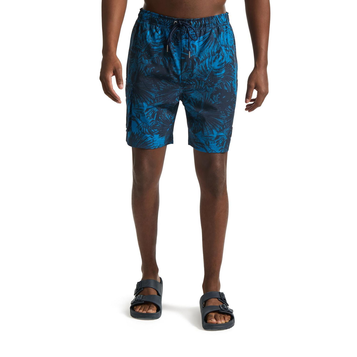 Mexx Men’s Stretch Cargo Leaf Swim Shorts