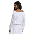thumbnail image 3 of Mexx Women’s Long Sleeve Eyelet Top, 3 of 5