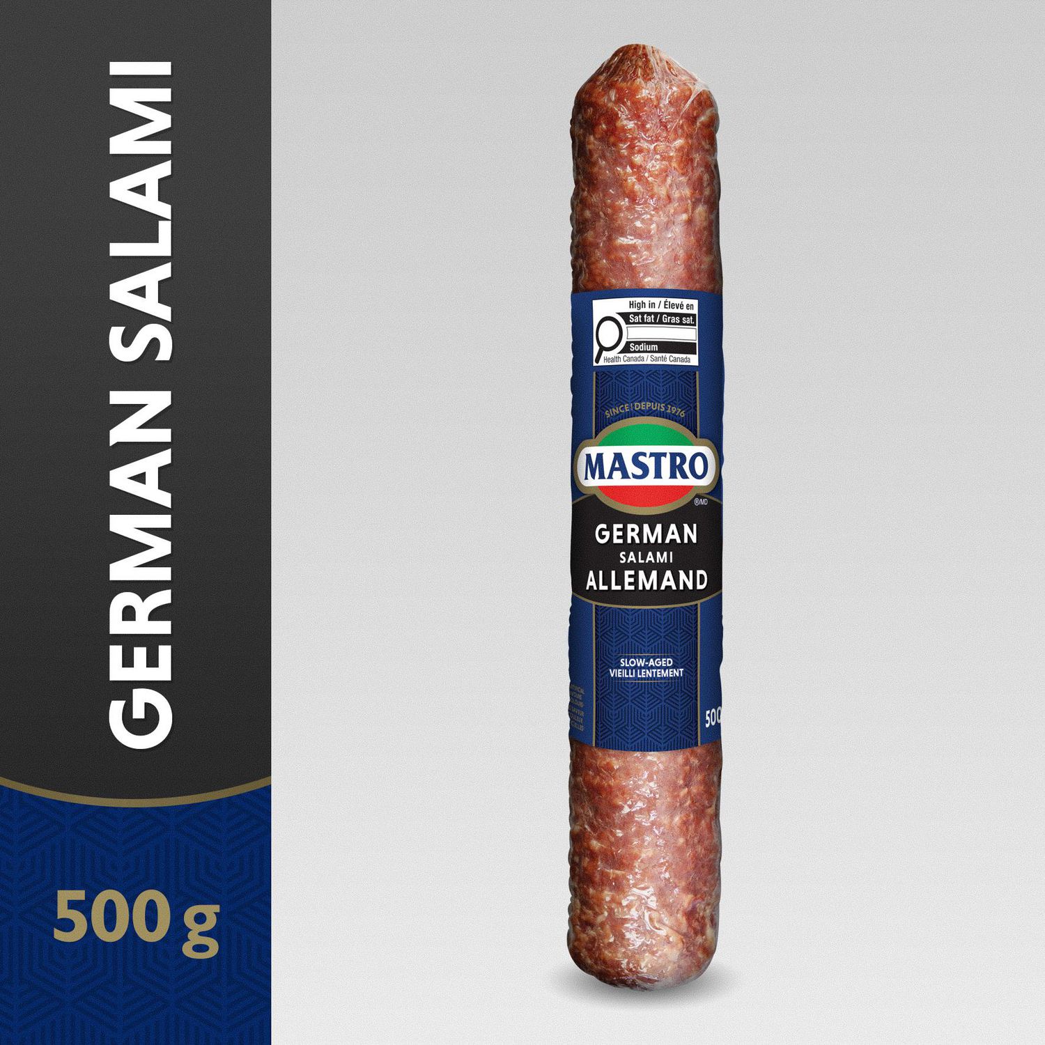 Pièce de salami allemand Mastro, salaisonné à sec 500g