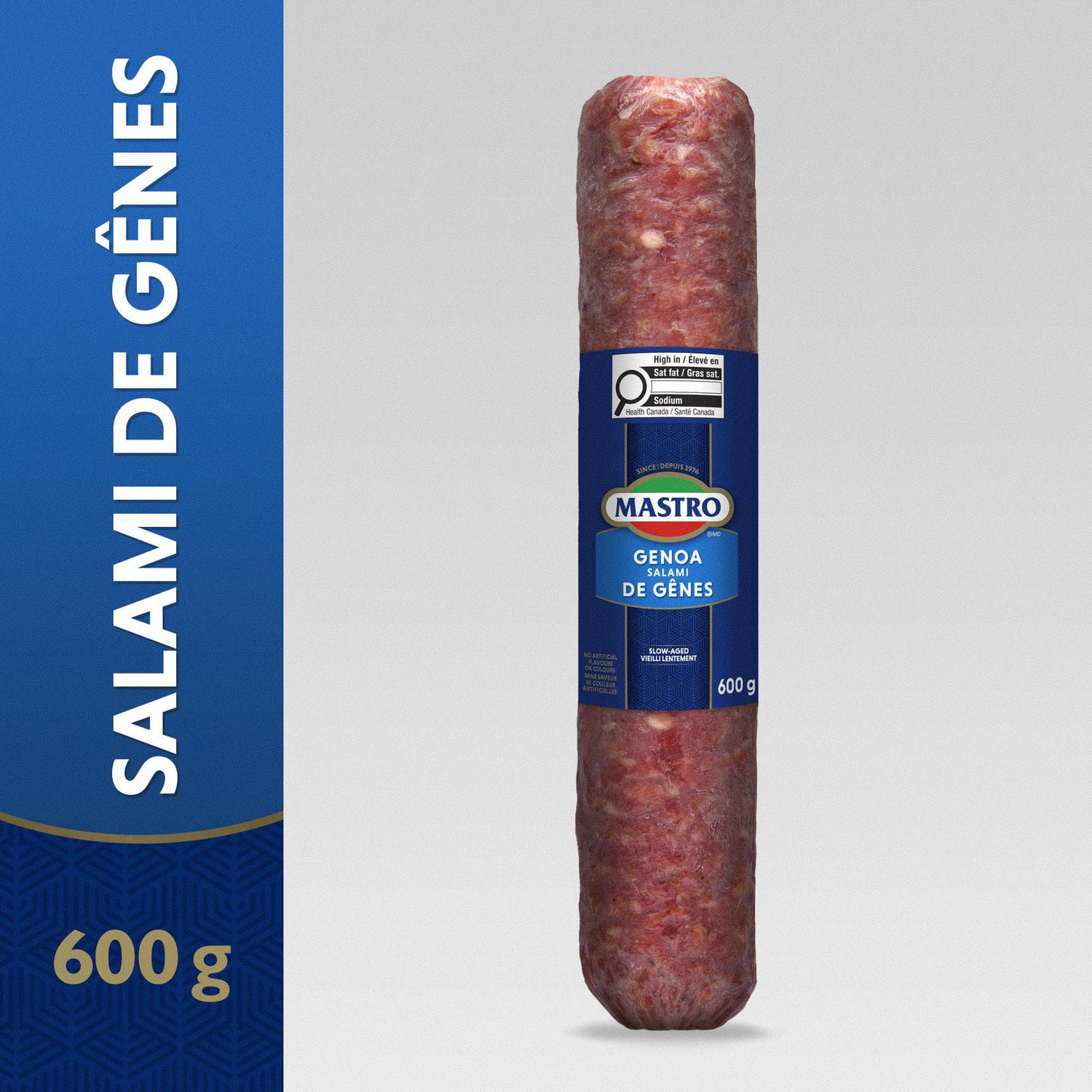thumbnail image 2 of Mastro® Genoa Salami Mild Chubs, Dry-Cured, 600g, 2 of 6