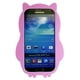 Étui Exian en silicone pour Samsung Galaxy S4 à motif d'hibou - rose – image 2 sur 3