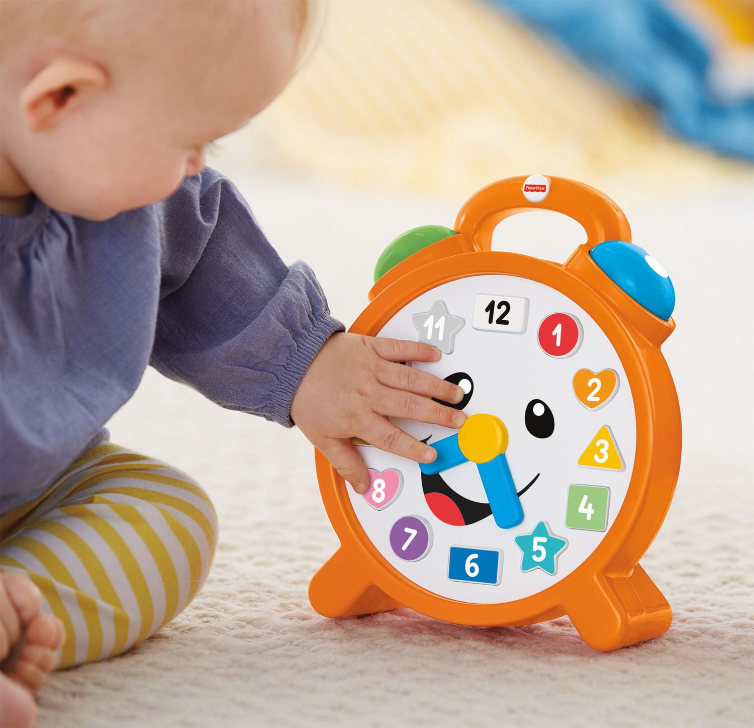 Fisher price clock deals toy