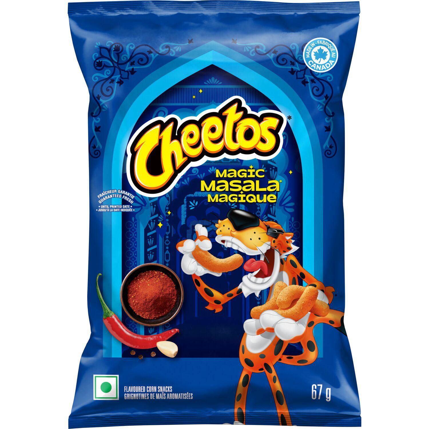 Cheetos Soufflés grignotines de maïs aromatisées Masala magique
