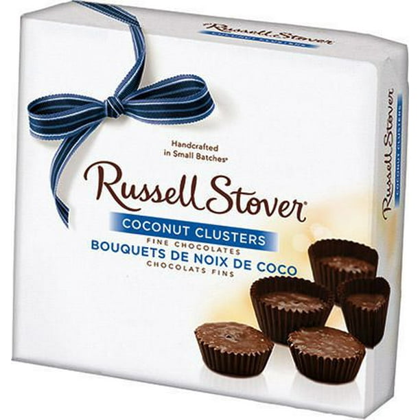Russell Stover Chocolat Noix de Coco boite carre