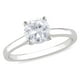 Miabella 1.25 Carat T.G.W. Created White Sapphire 10 K White Gold Solitaire Engagement Ring - image 1 of 3
