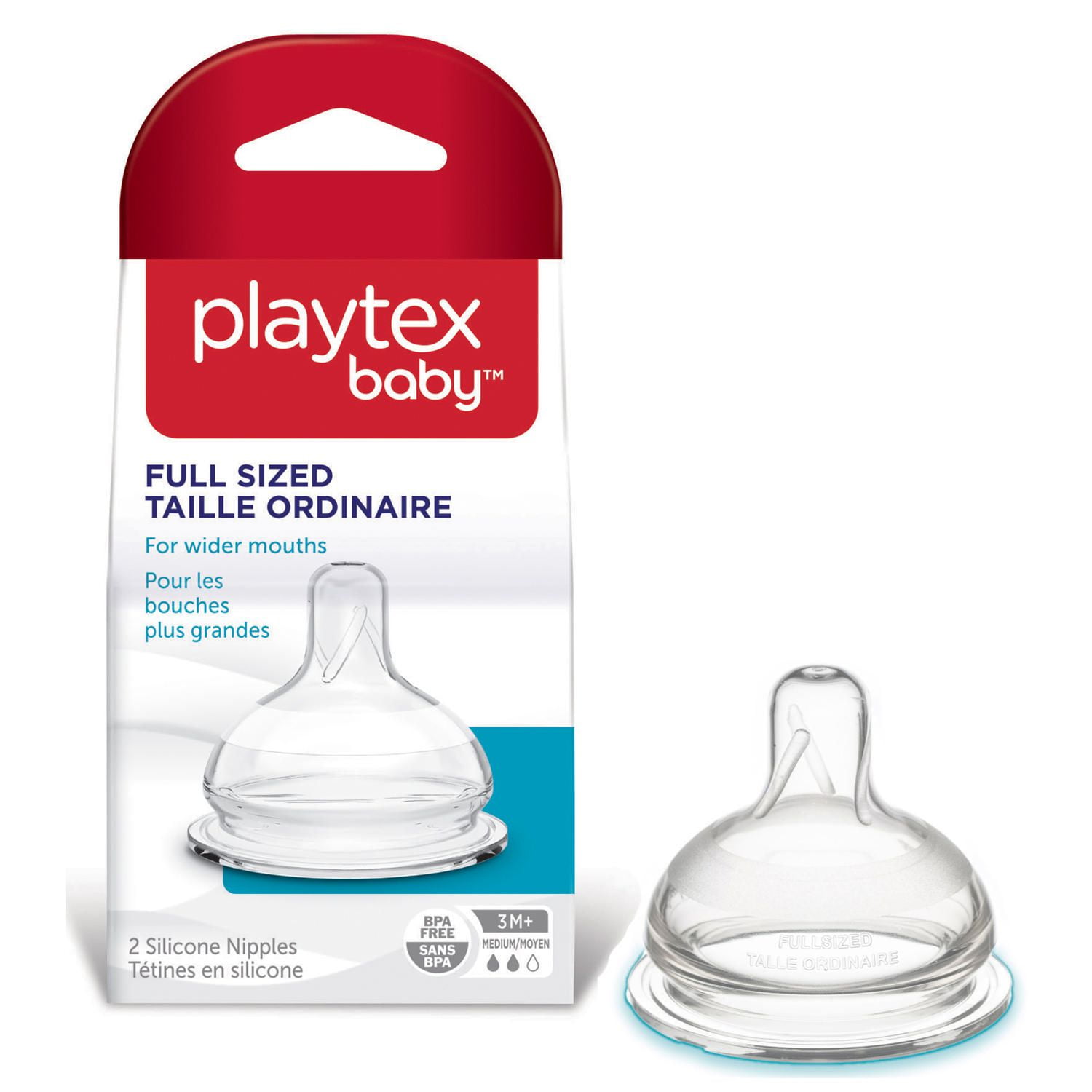 Playtex Baby™ Full Sized Silicone Baby Bottle Nipples Walmart Canada