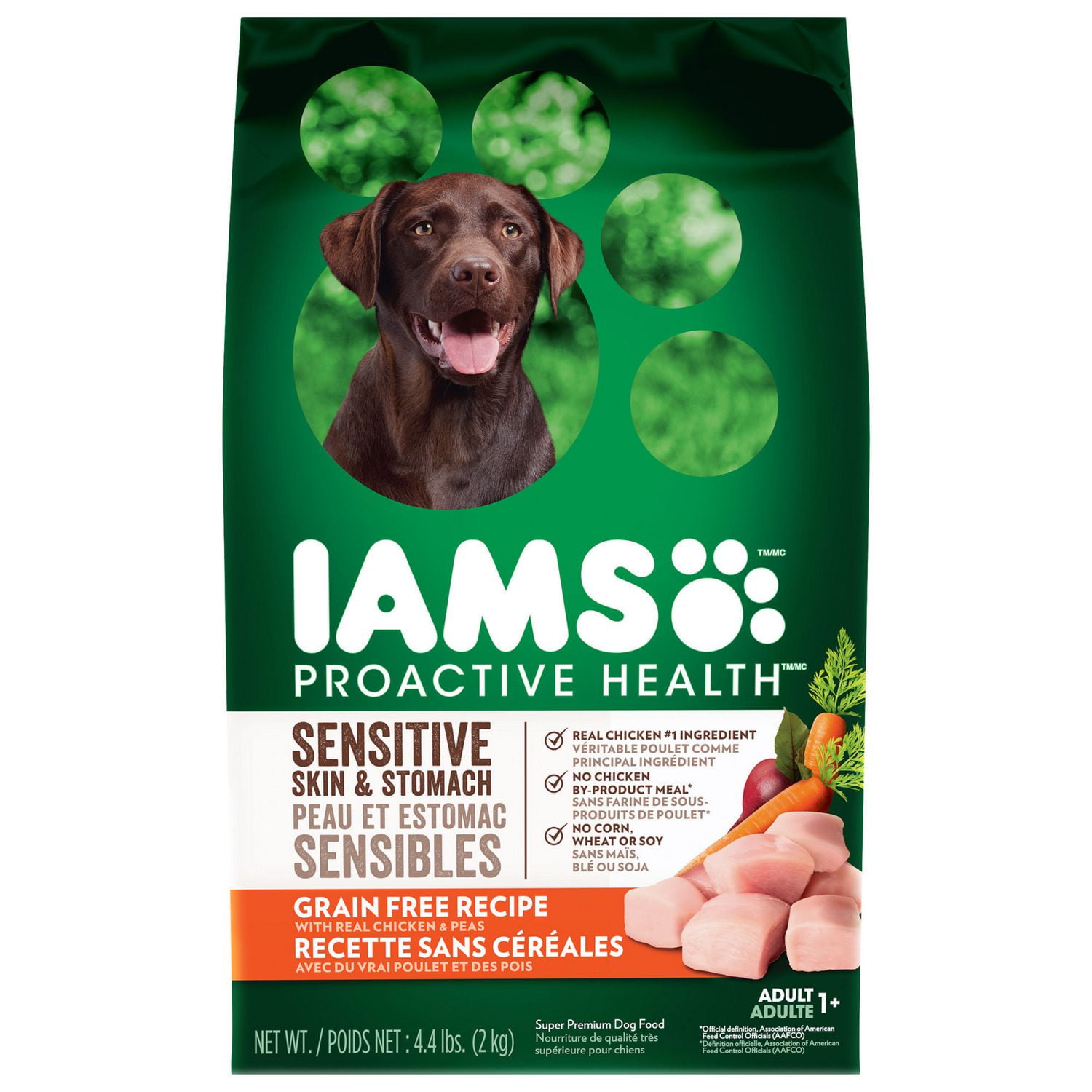 Iams Proactive Heath Sensitive Systems Grain Free, Chicken And Peas Dry