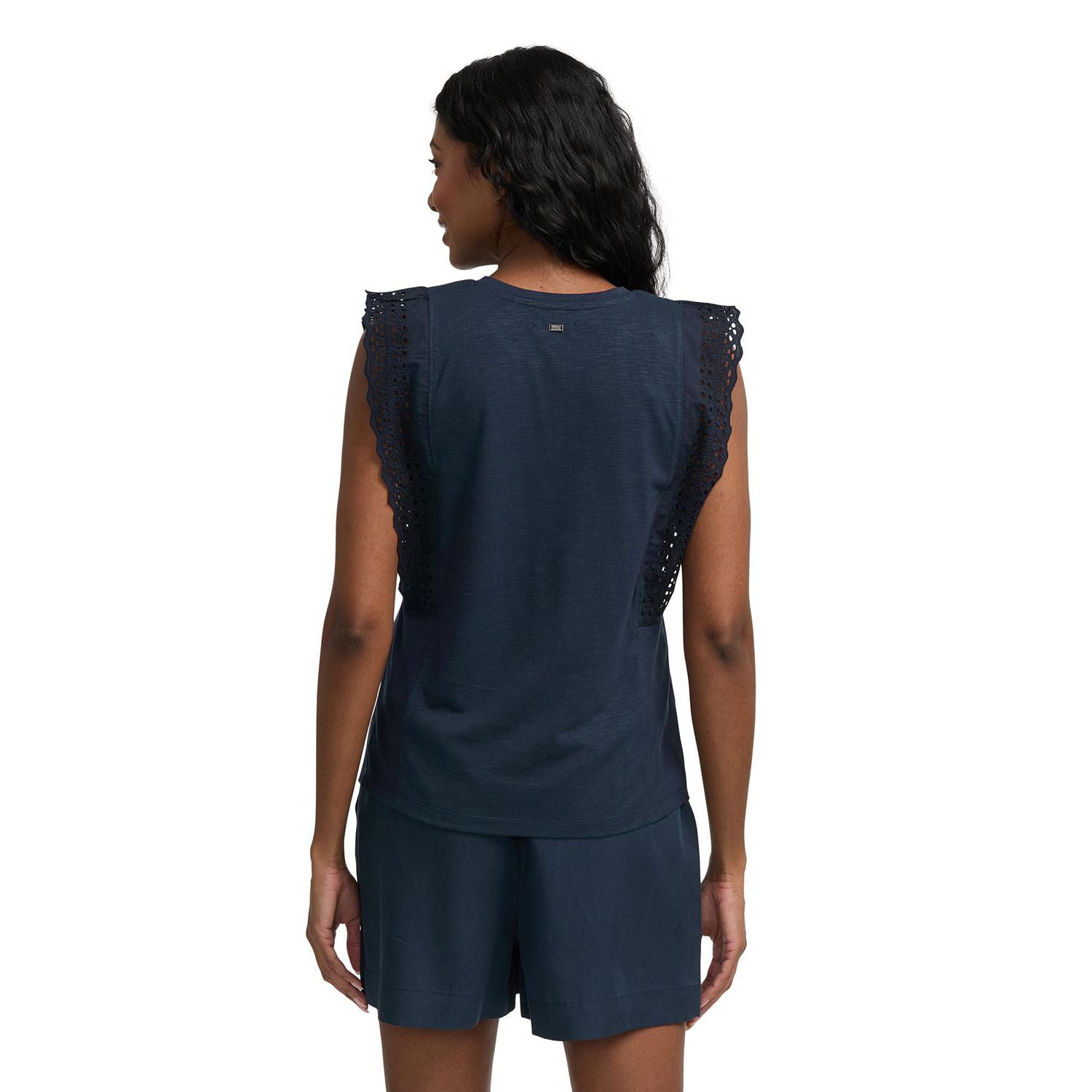 Mexx Women’s Sleeveless Top with Lace Trim, XS-XXL