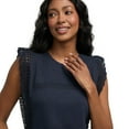 thumbnail image 4 of Mexx Women’s Sleeveless Top with Lace Trim, 4 of 5