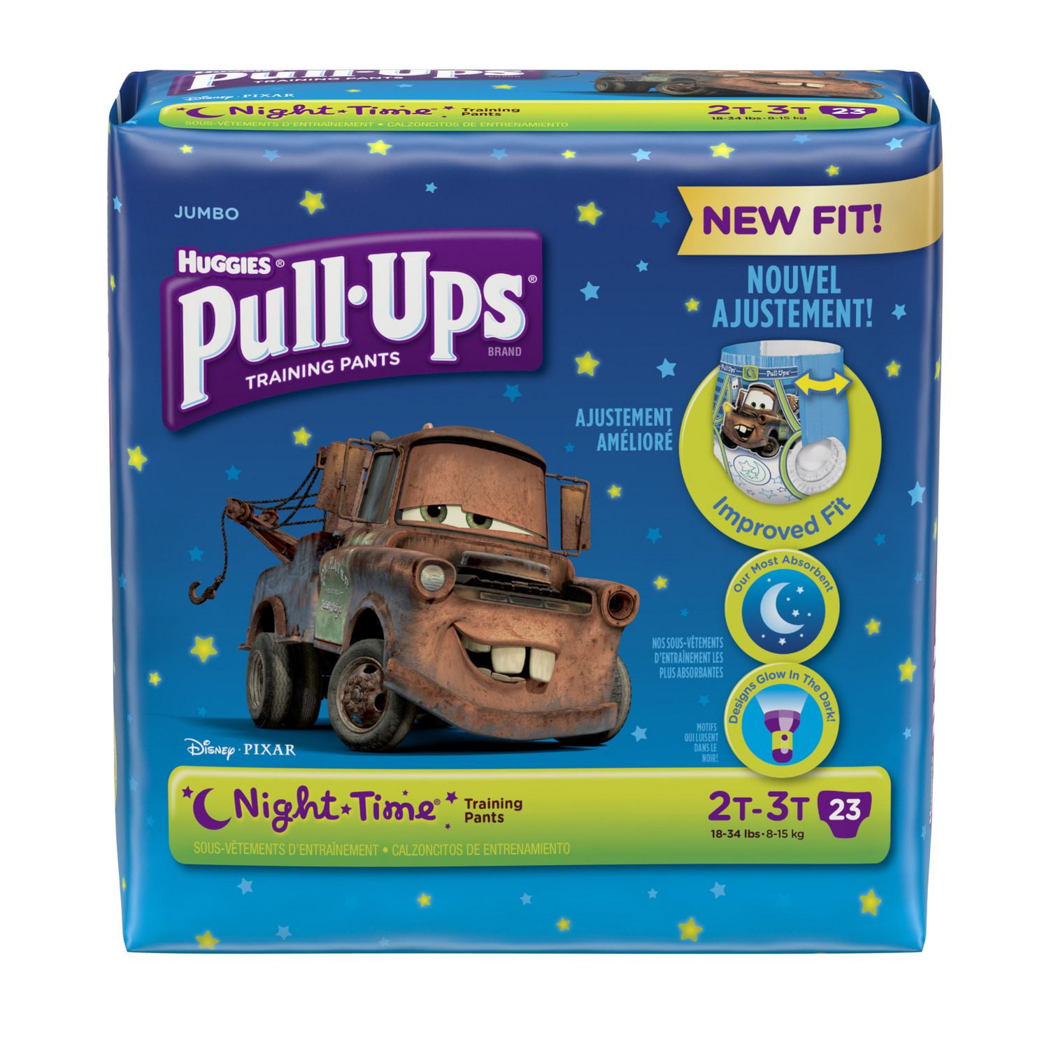 PullUps Night Time Training Pants, Jumbo Pack Walmart Canada