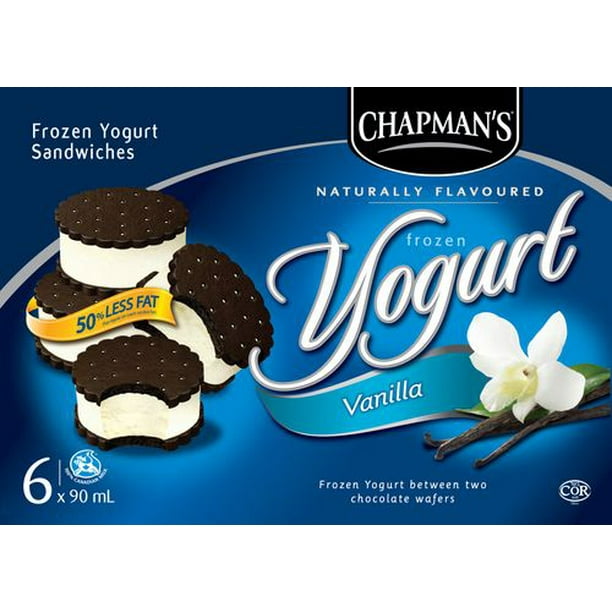 Sandwishs au yaourt glacé à la vanille Chapman's