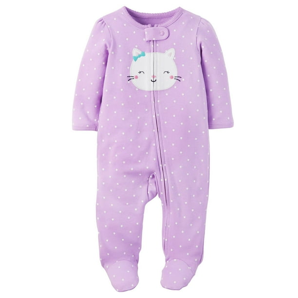 Tenue pyjama-grenouillère Child of Mine made by Carter’s pour nouveau-né filles - Chat