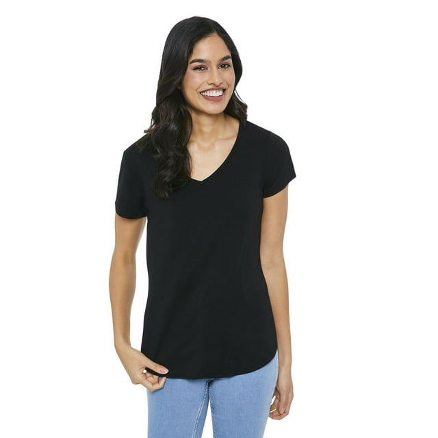 George Women's Drapey V-Neck Tee