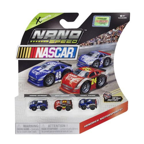 Nano Speed NASCAR - Coffret de 3 Paquet - Chevy #48 (Jimmie Johnson)