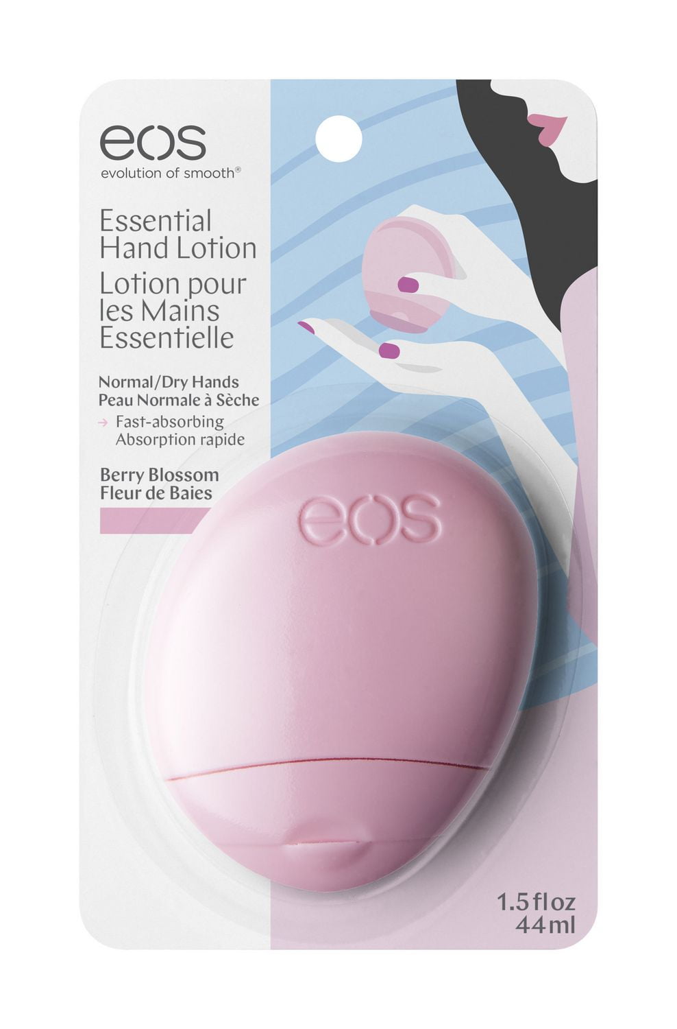 eos™ Berry Blossom Hand Lotion, 44 ml Fastabsorbing and nongreasy