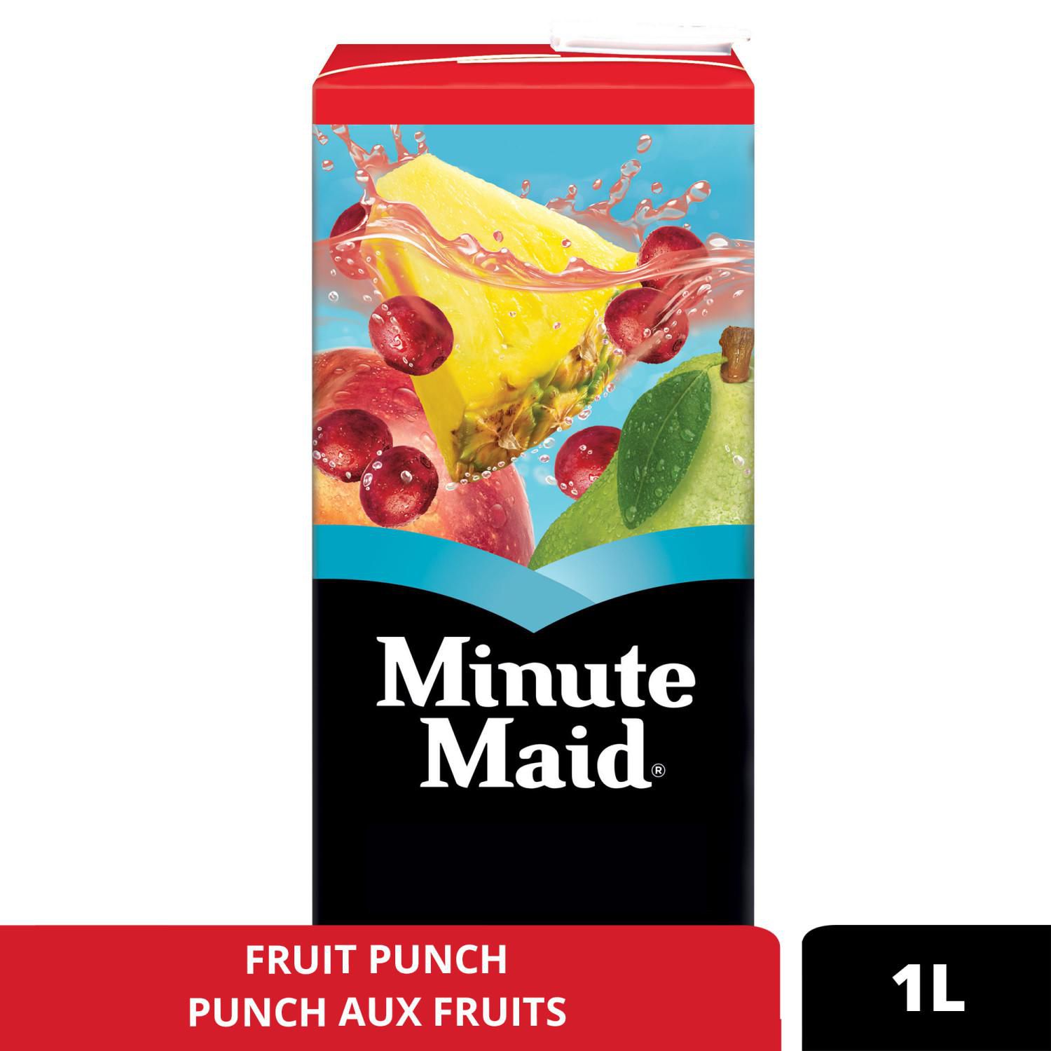 Minute Maid Fruit Punch 1L carton Walmart Canada