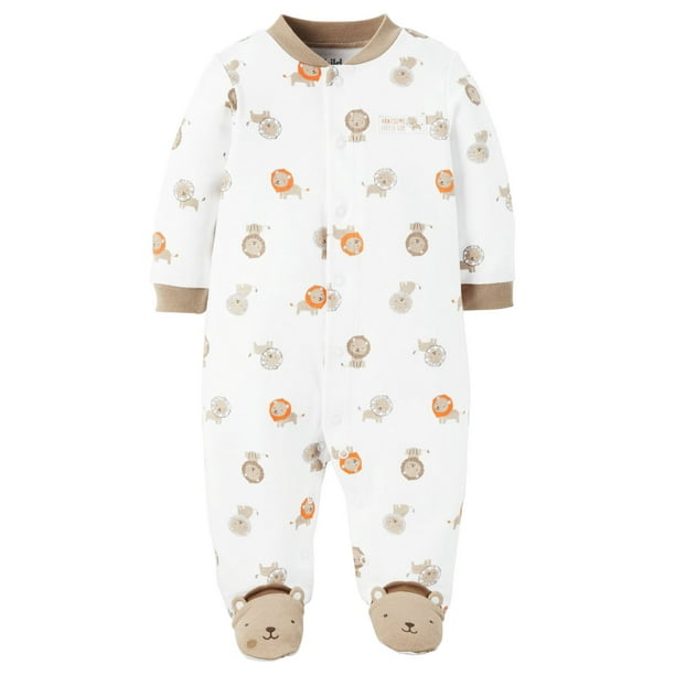 Tenue pyjama-grenouillère Child of Mine made by Carter’s pour nouveau-né garçons - Lion